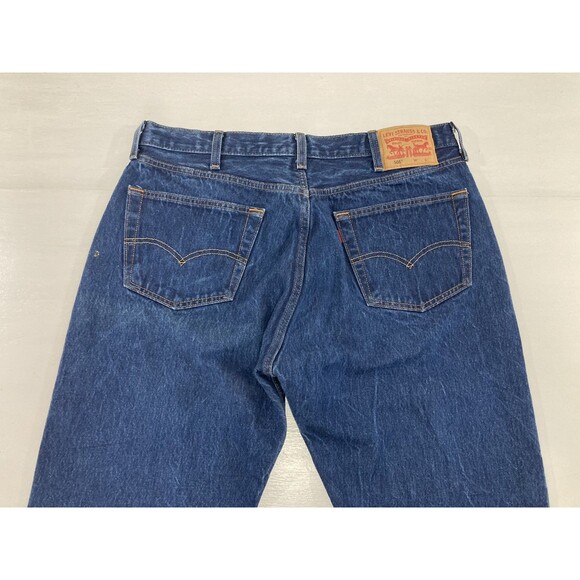 Levi’s 501 XX Men’s Jeans 40x36 Blue Denim Button Fly Original Fit Straight - Picture 7 of 12